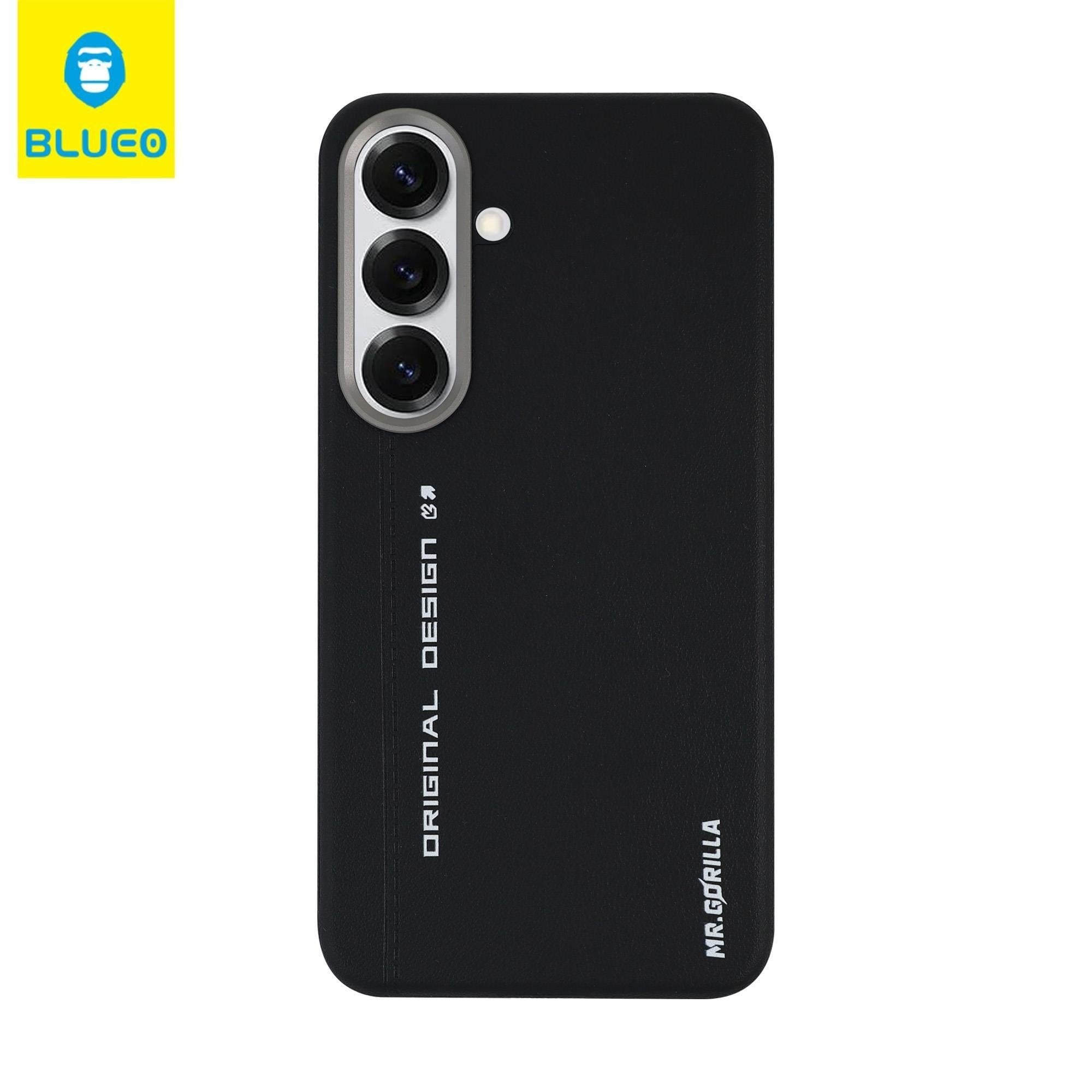 Mr. Gorilla Samsung S25 Plus Uyumlu PU Sentetik Deri Metal Kamera Korumalı Hava Kanallı Kılıf