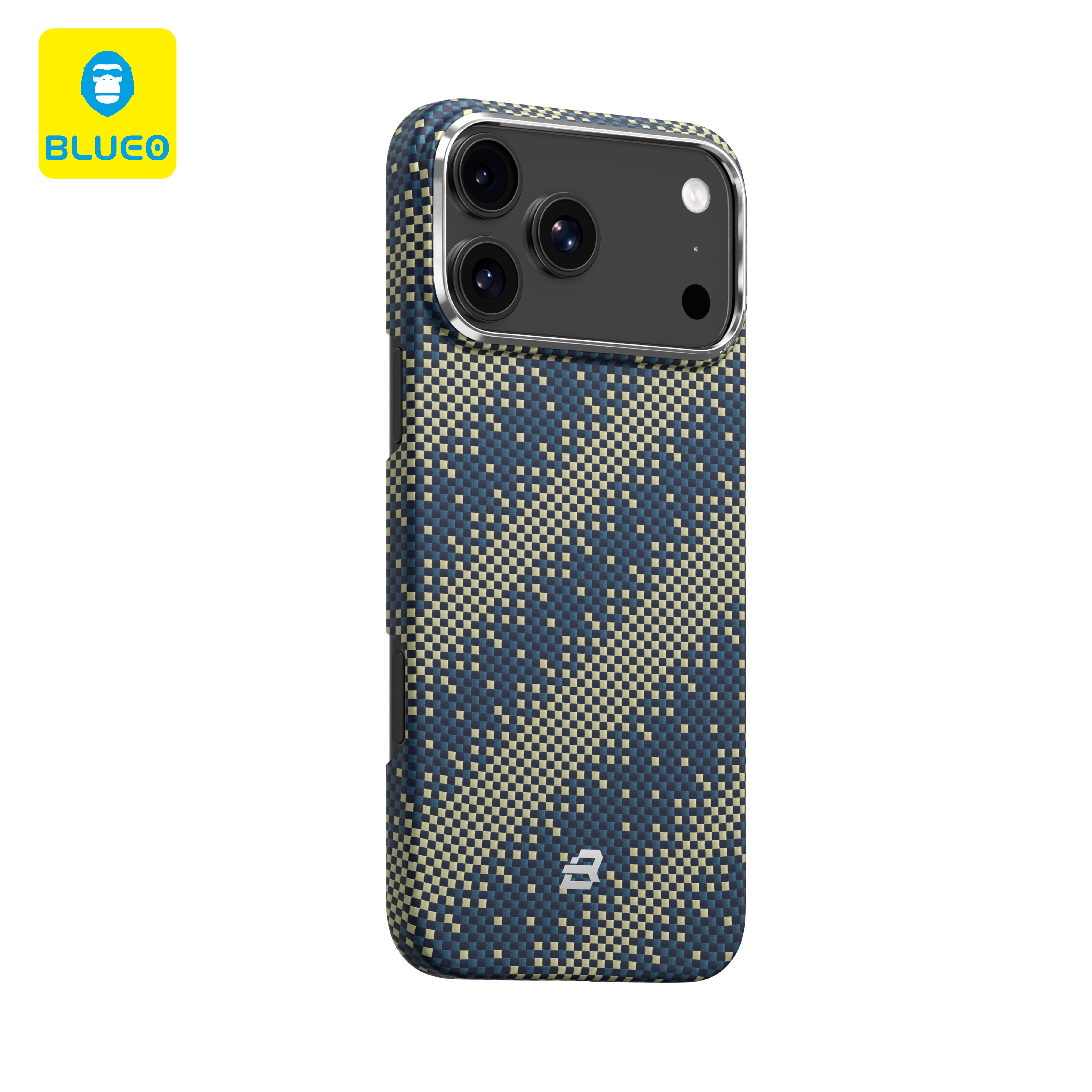 Mr. Gorilla iPhone 15 Pro Max Uyumlu MagSafe Destekli Aramid Fiber Telefon Kılıfı