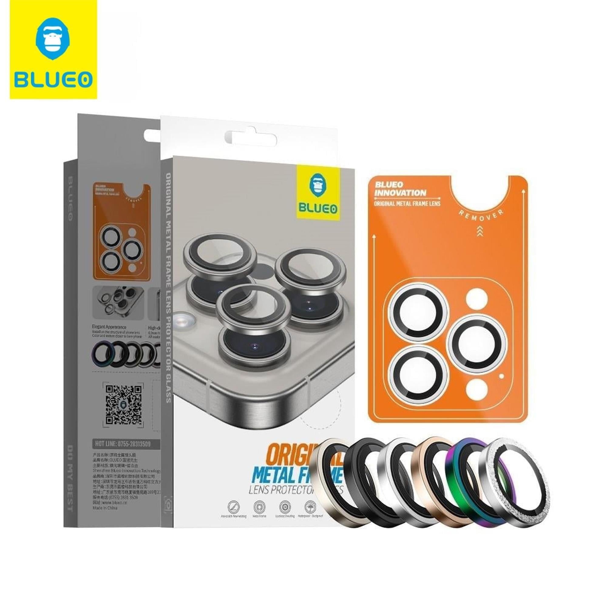 Mr. Gorilla iPhone 15 Pro Uyumlu Suya Dayanıklı Metal Çerçeve Kamera Lens Koruyucu