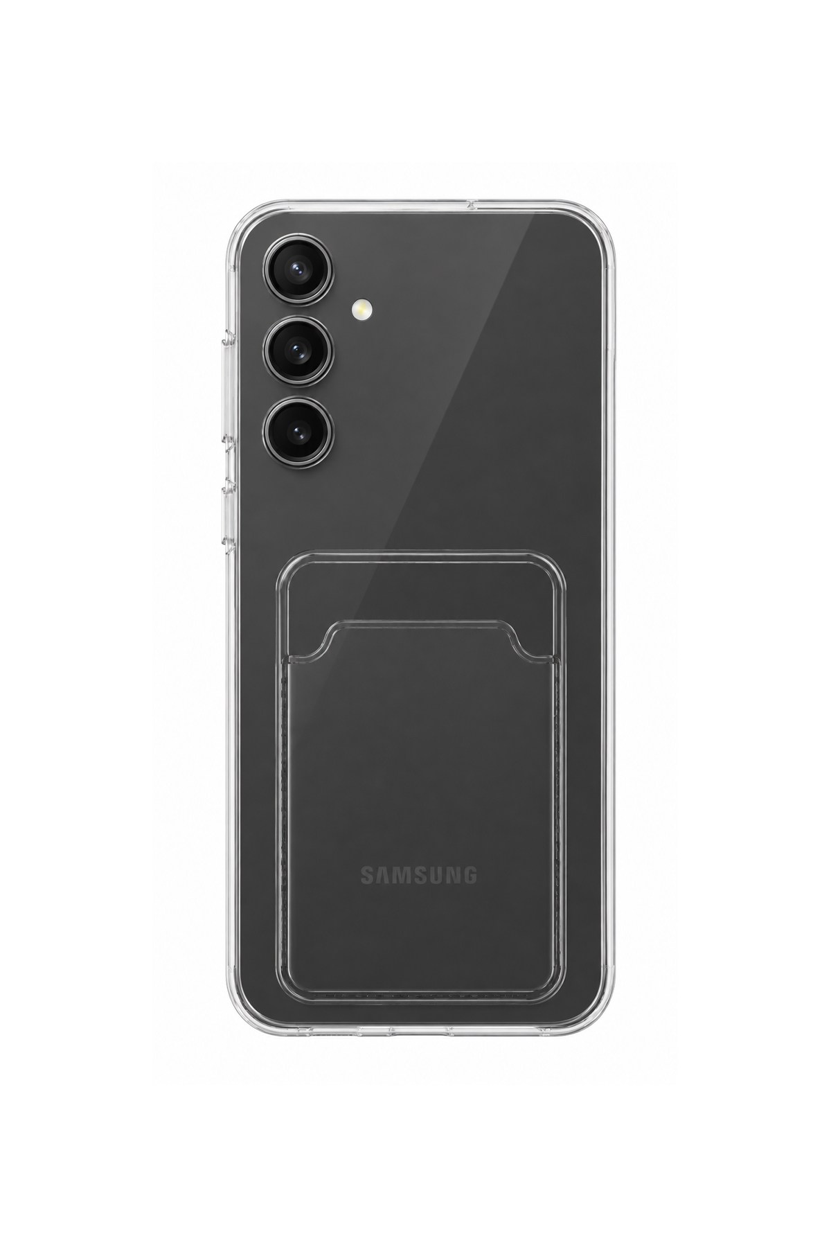 Samsung Galaxy S23 FE Uyumlu Kartlık Detaylı Şeffaf Silikon Kılıf | Yuki Serisi