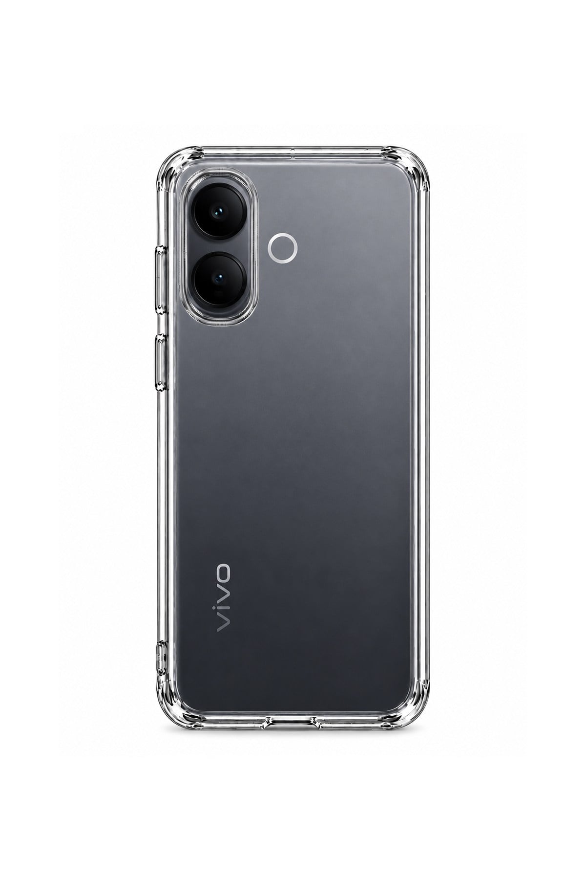 Vivo V60 Uyumlu Şeffaf 2mm Silikon Kılıf | Kamera Korumalı