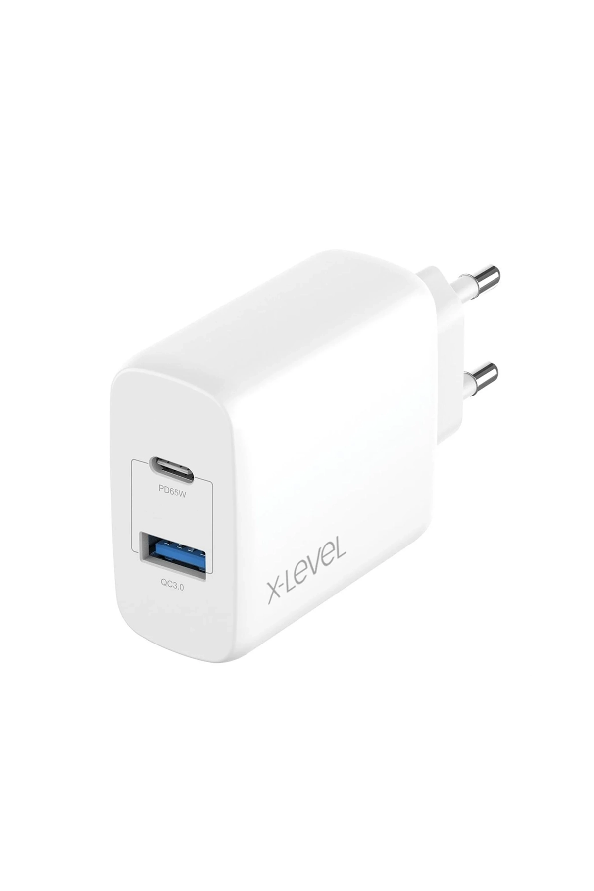 XC4035 X-Charger UltraBoost 65W GaN Çift Portlu (Type-C PD + USB-A QC 3.0) Hızlı Şarj Adaptörü