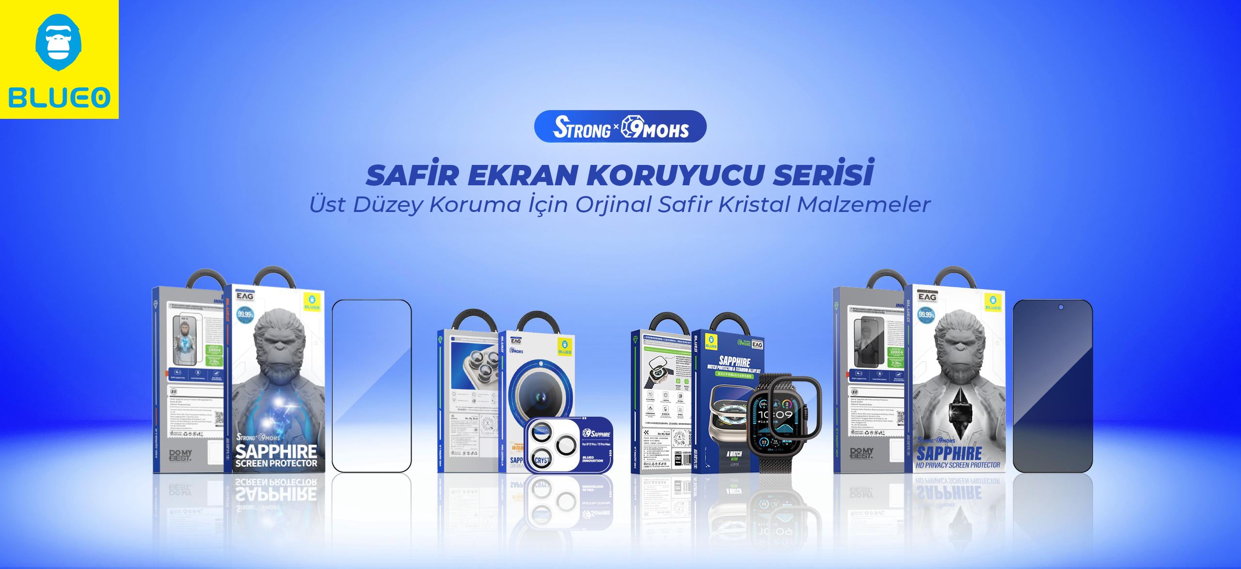 Blueo Gilded kabon fiber kılıf