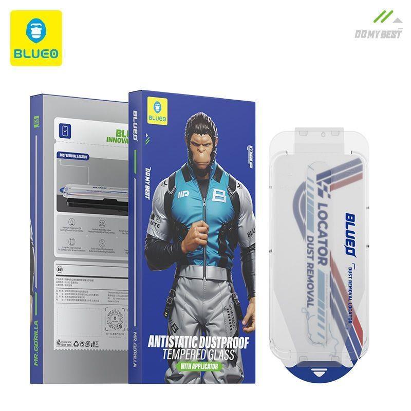 Blueo Full Clear iPhone 17 Uyumlu Çerçevesiz Uygulama Aparatlı Komple Şeffaf Cam Ekran Koruyucu