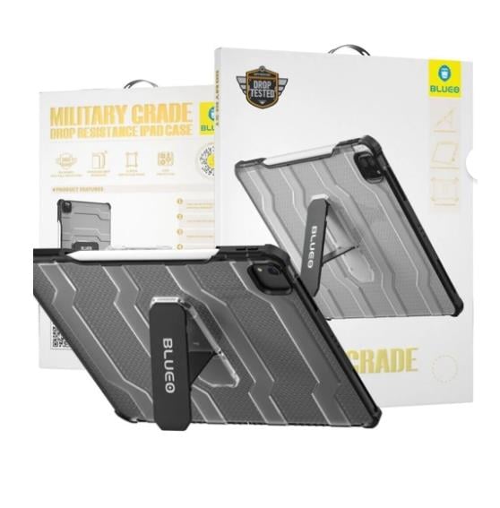 Blueo İpad Pro 3/4(5 Drop Resistance Military Grade Case Standlı İpad Pro 12.9 Tablet Kılıfı