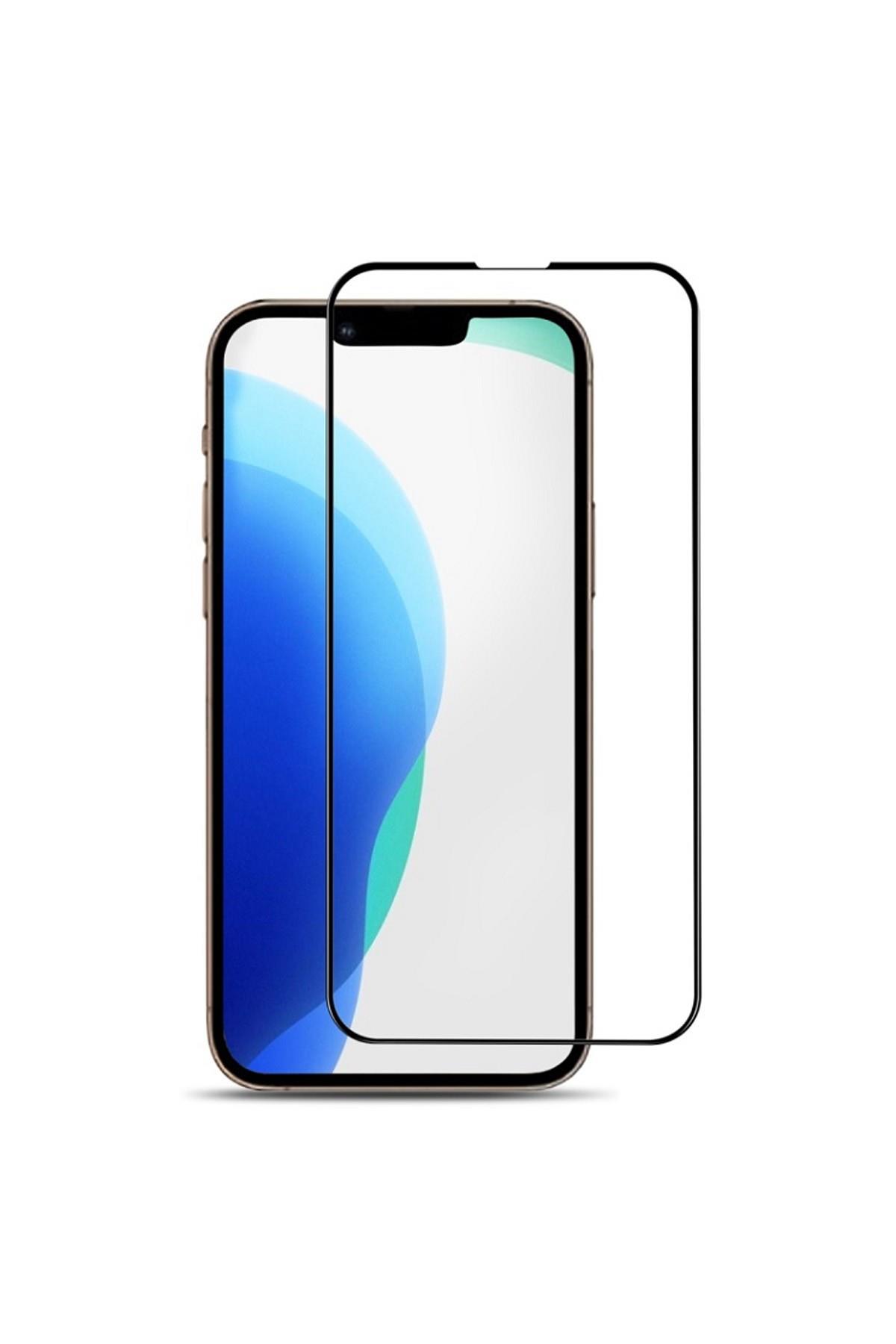 BLUEO iPhone 13/ 13 Pro / 14 Uyumlu Full Display 2.5D İpek Hd Cam Ekran Koruyucu
