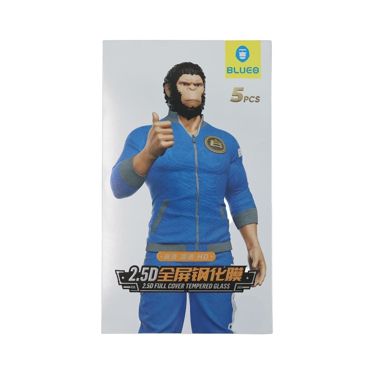 BLUEO iPhone 16 Pro Uyumlu Full Display 2.5D İpek Hd 5 Adet Cam Ekran Koruyucu