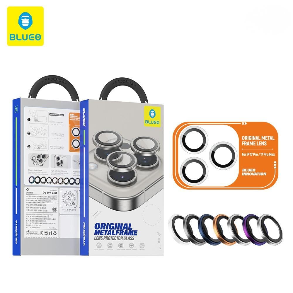 Blueo Metal Frame iPhone 17 Pro Max Uyumlu Orijinal Metal Kozmik