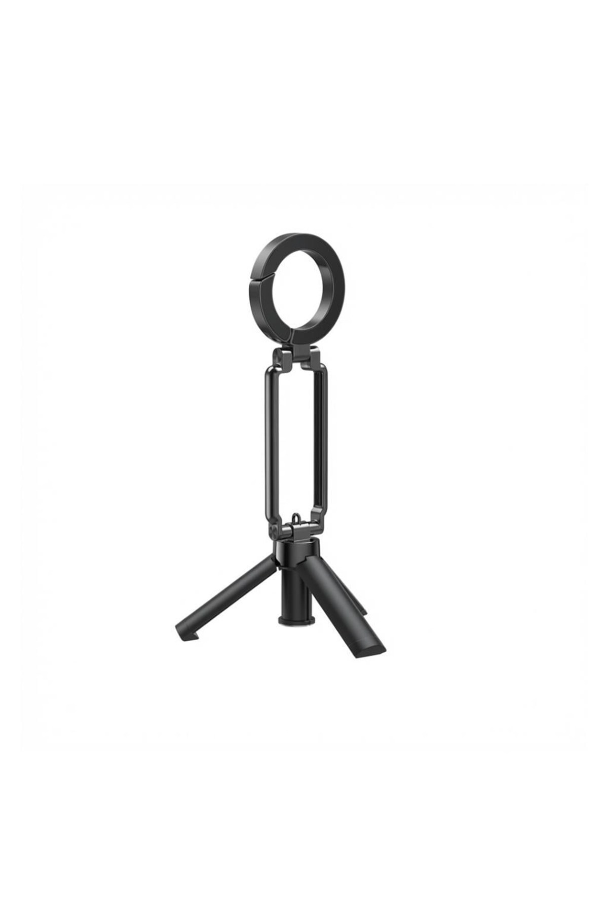 C208 Karabinalı Telefon Tutucu Klipsli Çanta ve Kemer Askılı Tripod Stand