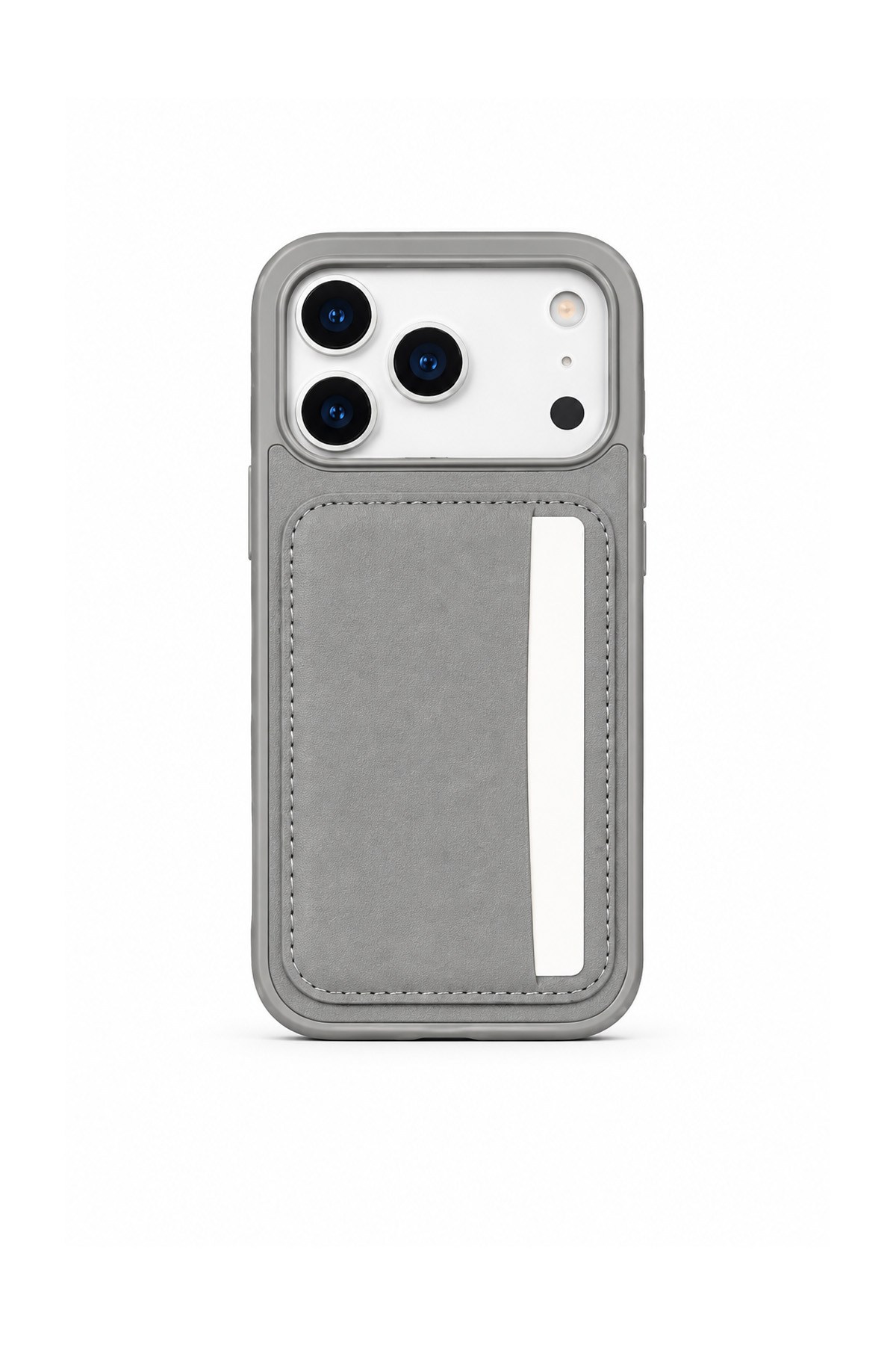 Cardx iPhone 17 Pro Max Uyumlu Vegan Deri Kartlıklı Kamera Korumalı Kılıf