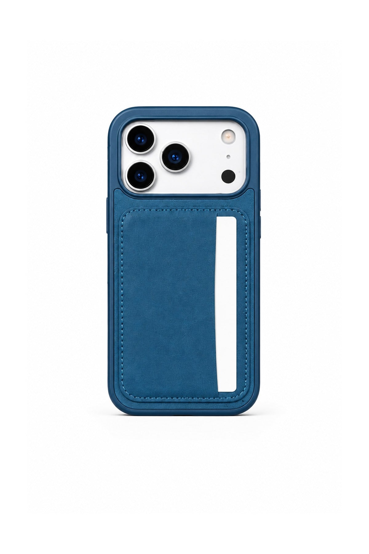 Cardx iPhone 17 Pro Uyumlu Vegan Deri Kartlıklı Kamera Korumalı Kılıf