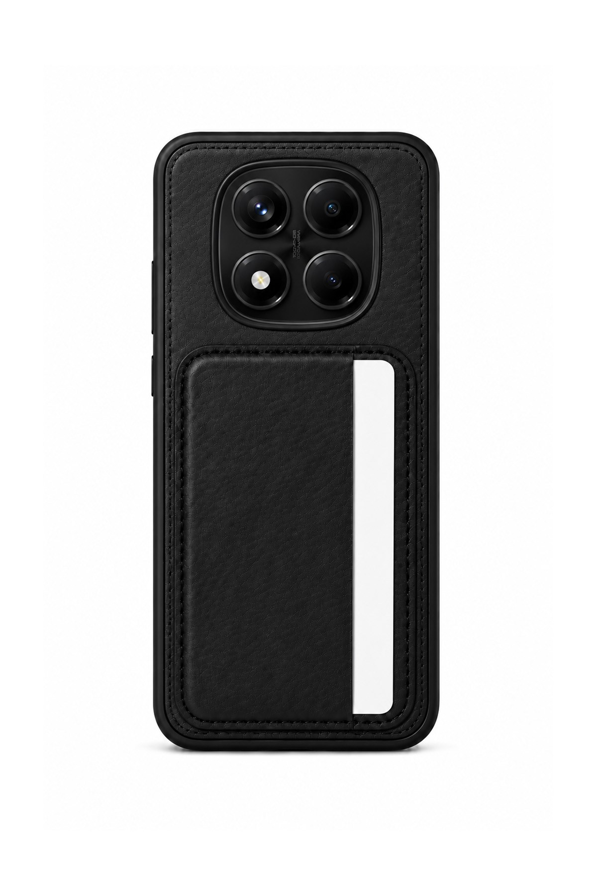 Cardx Redmi Note 14 Pro Uyumlu Vegan Deri Kartlıklı Kamera Korumalı Kılıf