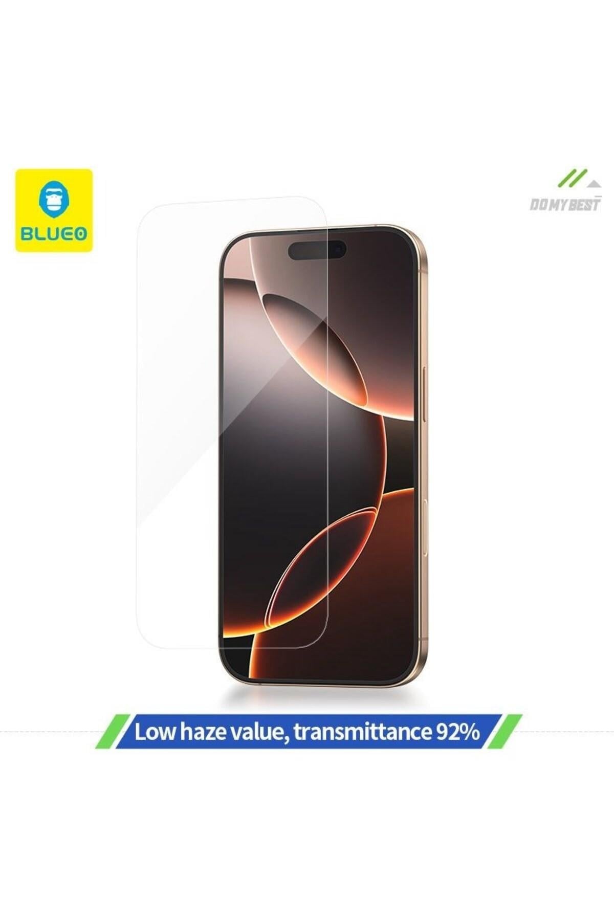 iPhone 13 / 13 Pro / 14 / 16E Uyumlu Uygulama Aparatlı Ekranı Tam Kaplayan HD Cam Ekran Koruyucu
