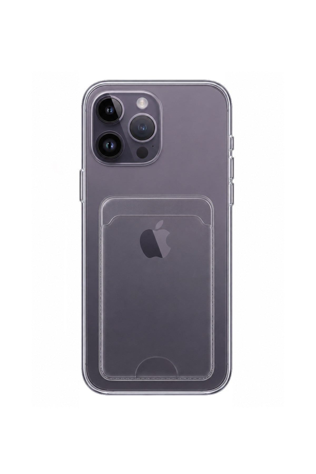 iPhone 14 Pro Max Uyumlu Kartlık Detaylı Silikon Kılıf | Yuki Serisi