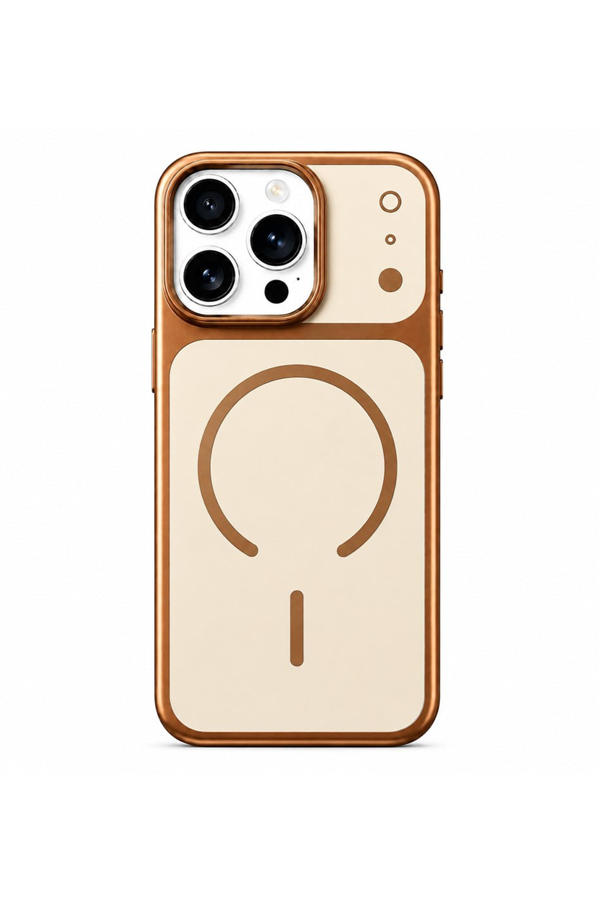iPhone 16 Pro Max Uyumlu MagSafe Özellikli Sert Kutulu Tag Telefon Kılıfı