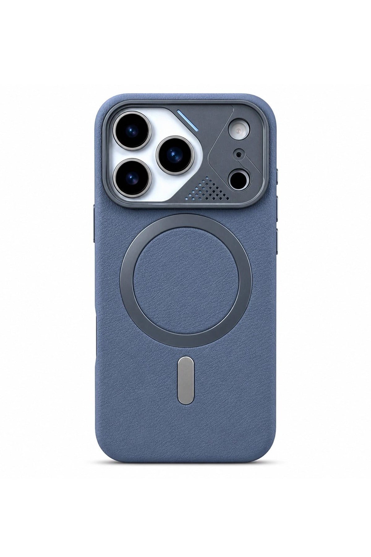 iPhone 17 Pro Uyumlu İçi Kadife MagSafe Vegan Deri Kılıf | Nut Serisi