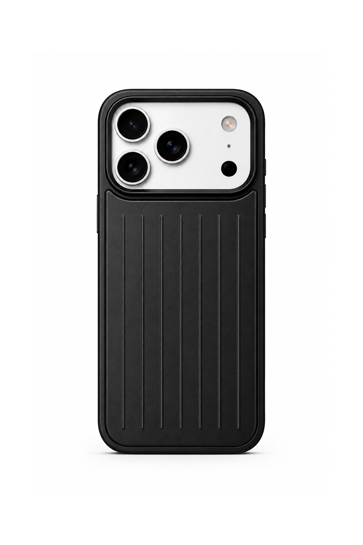 iPhone 17 Pro Uyumlu Tırtık Desenli Sert Mova Kılıf