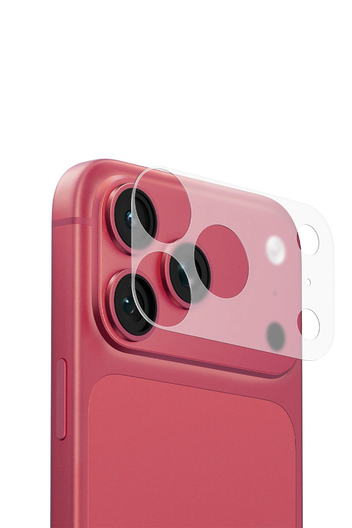iPhone 18 Pro Uyumlu Görünmez Darbe Emici Lens Modülü Koruma Filmi