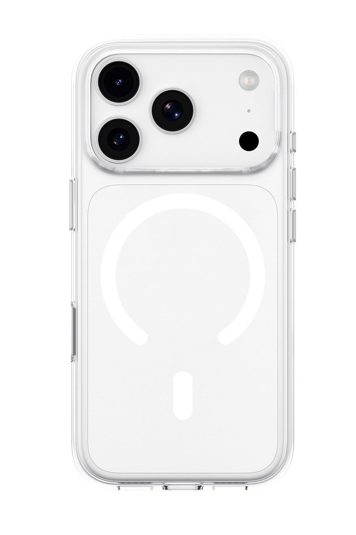 iPhone 18 Pro Uyumlu Sararmaz Crystal Pro MagSafe Kılıf | Kamera Kontrol ve Metal Tuş Uyumlu