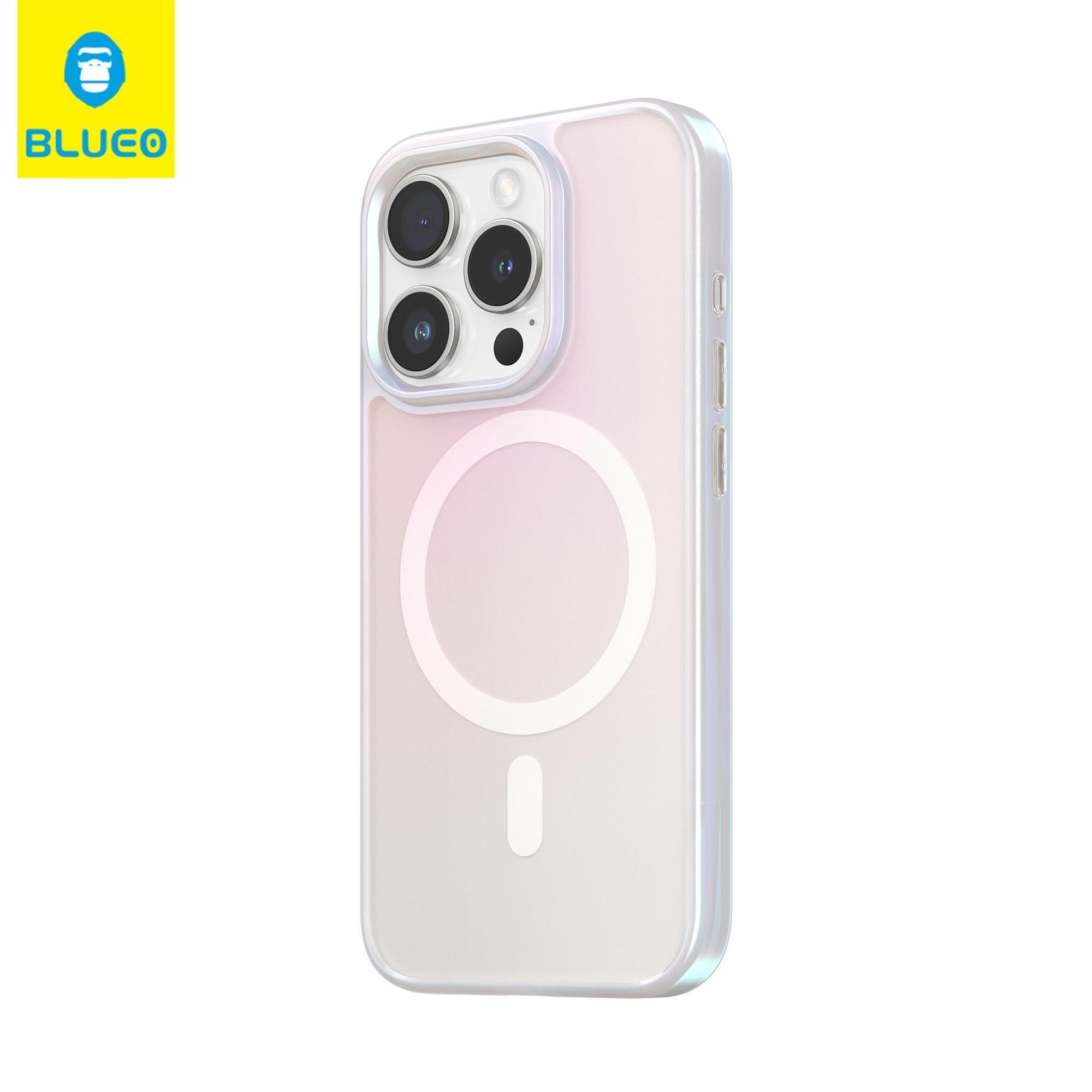 Mr. Gorilla iPhone 15 Pro Max MagSafe Destekli Renk Geçişli Buzlu Anti-Drop Yumuşak Silikon Kılıf