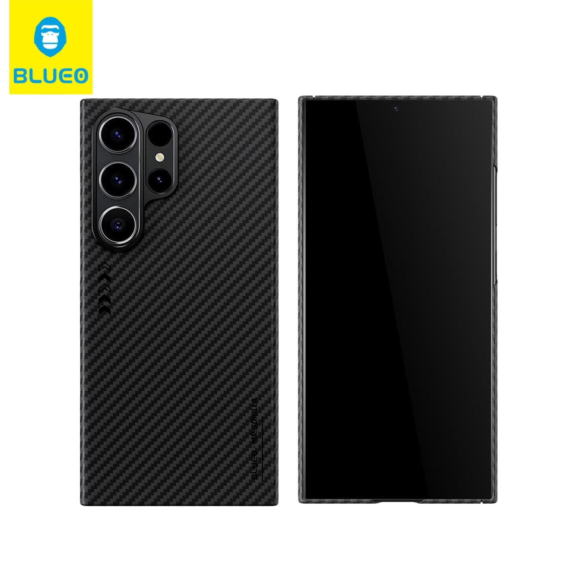 Mr. Gorilla Karbon Fiber Samsung S24 Ultra Uyumlu Kılıf | Mat, Isı Dağılımı, Kamera Korumalı Kılıf