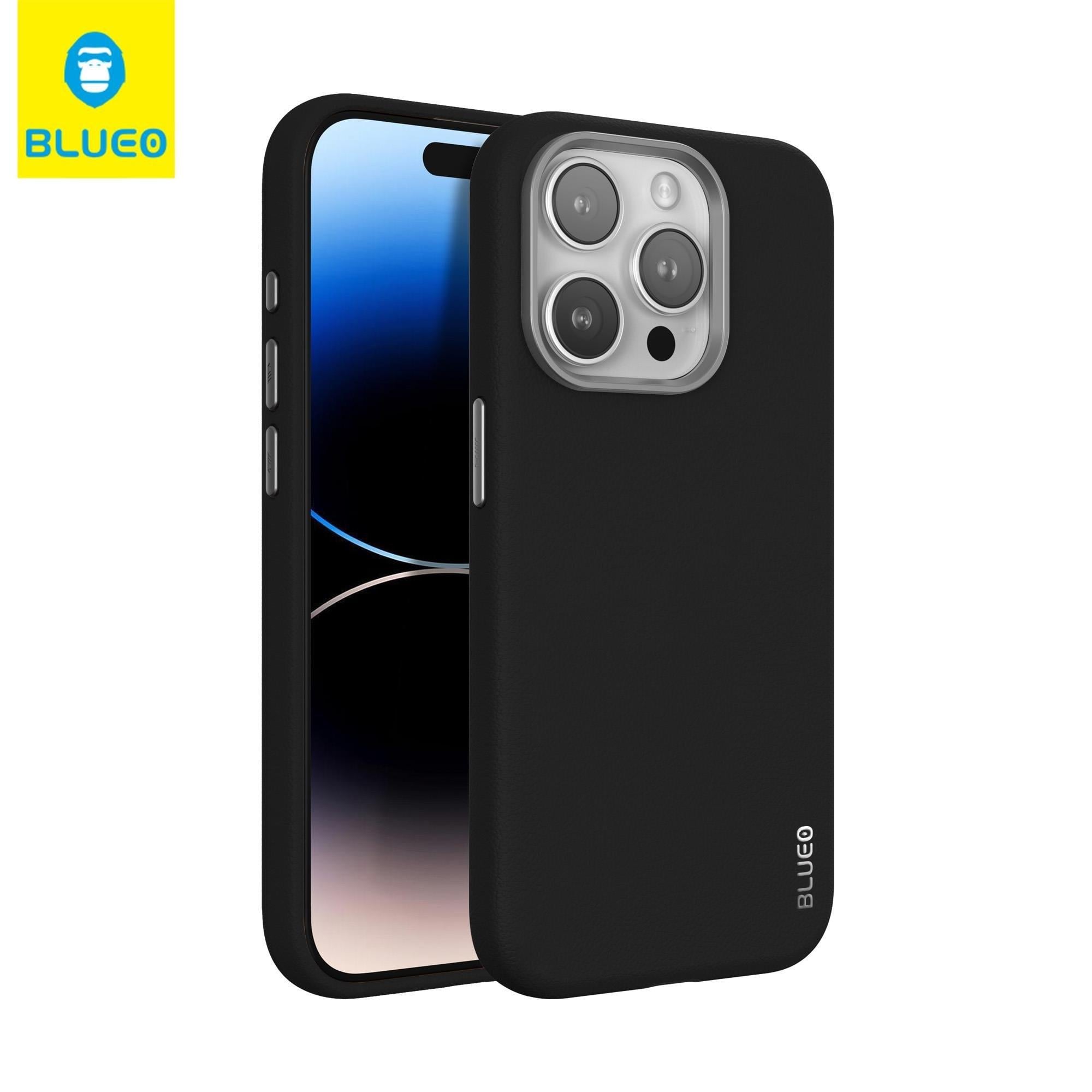 Mr. Gorilla iPhone 15 Pro Max Uyumlu MagSafe Destekli Deri Hava Kanallı Metal Kamera Korumalı Kılıf