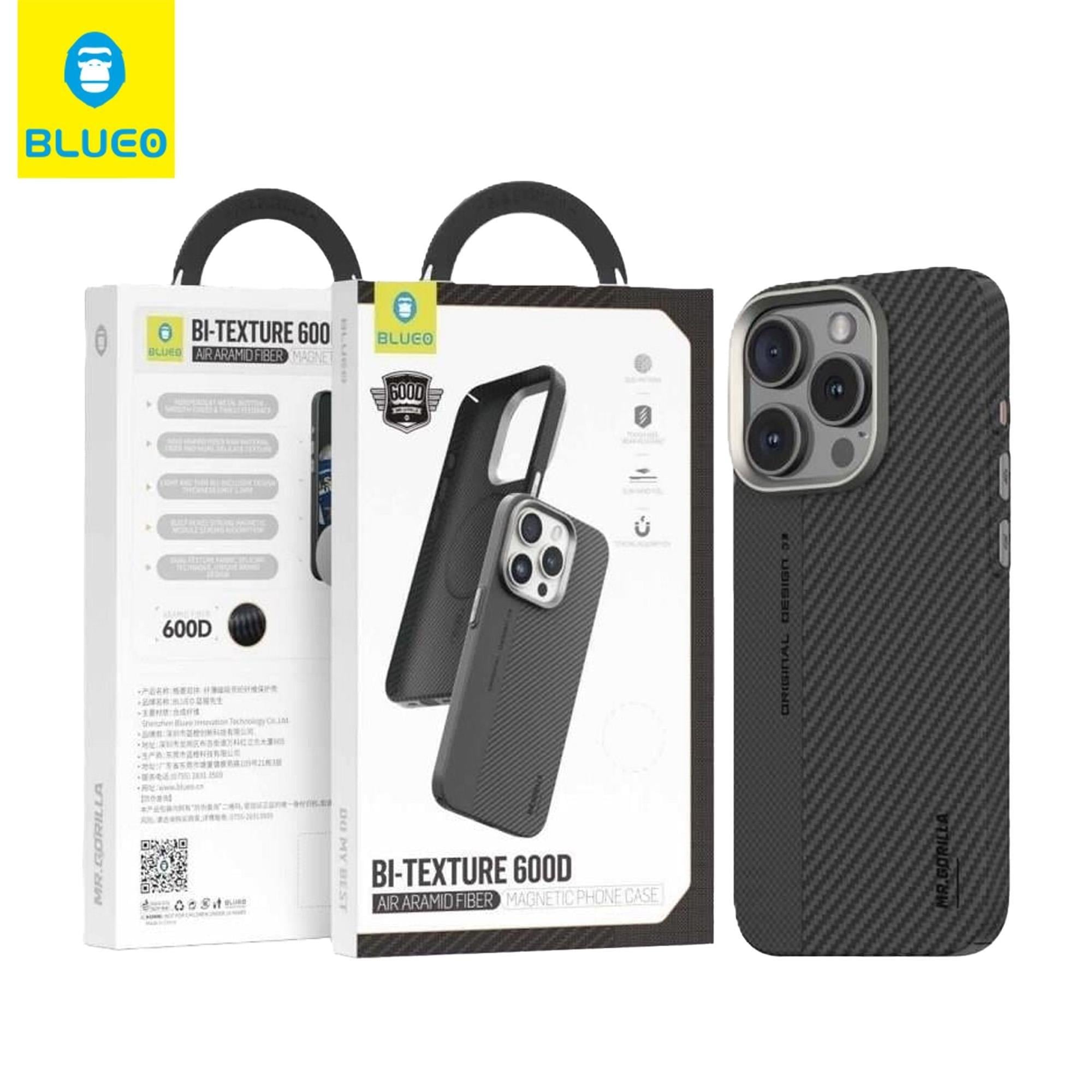 Mr. Gorilla iPhone 15 Pro Max Uyumlu Karbon Fiber, MagSafe Özellikli , Metal Tuşlu Sert Kılıf