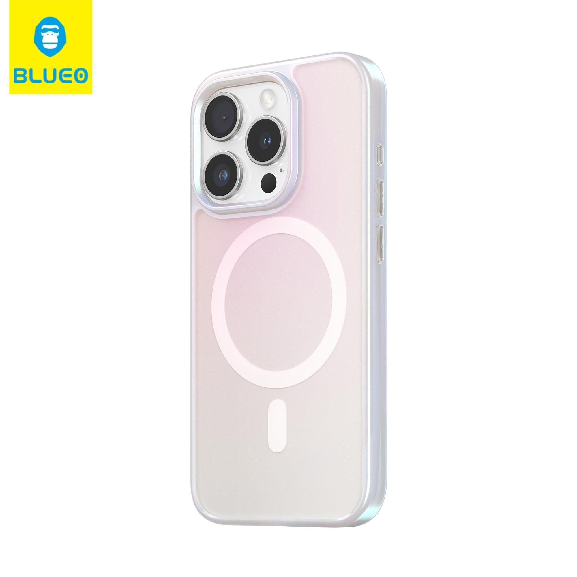 Mr. Gorilla iPhone 15 Pro Uyumlu MagSafe Destekli Renk Geçişli Buzlu Anti-Drop Yumuşak Silikon Kılıf