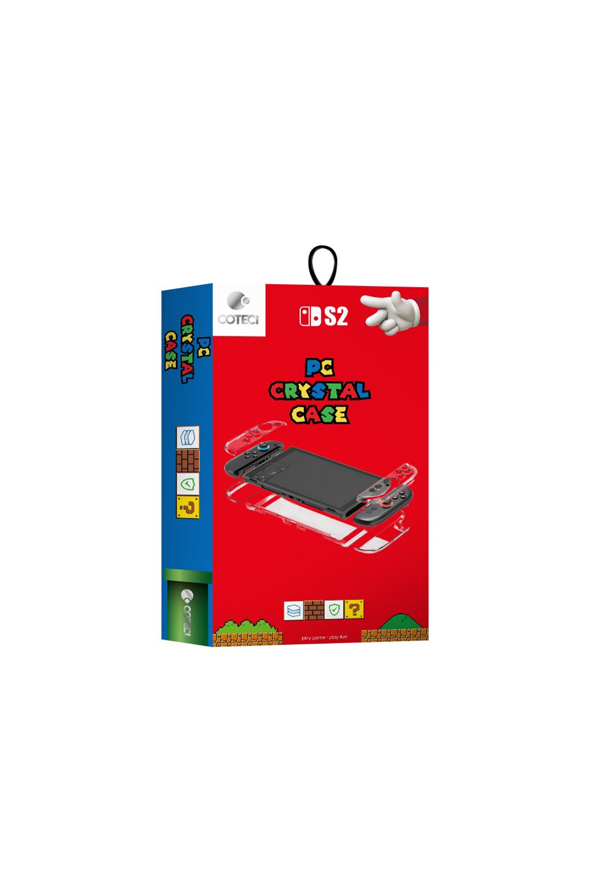 Nintendo Switch 2 Uyumlu Şeffaf PC 3 Parçalı Ayrılabilir Koruyucu Kılıf