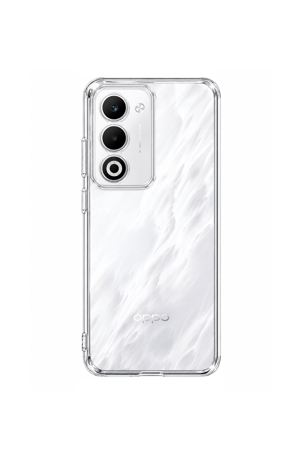 Oppo A5 Uyumlu Şeffaf 2mm Silikon Kılıf | Kamera Korumalı