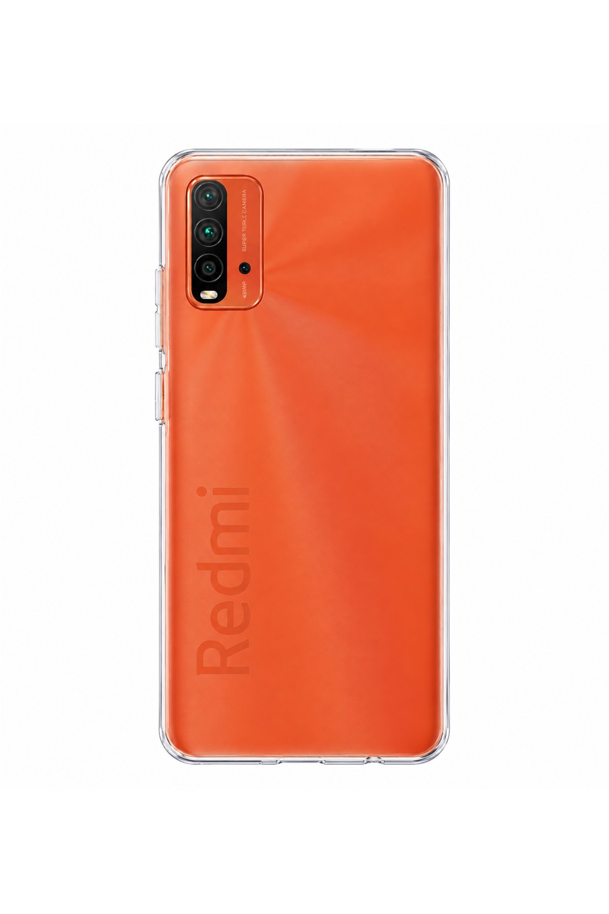 Redmi 9T Uyumlu Kartlık Detaylı Silikon Kılıf | Yuki Serisi