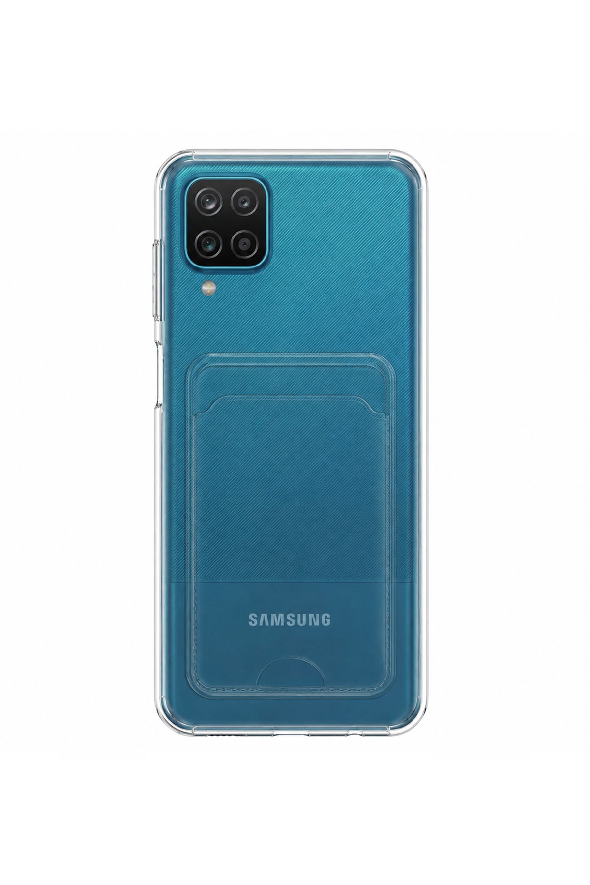 Samsung A12 Uyumlu Kartlık Detaylı Silikon Kılıf | Yuki Serisi