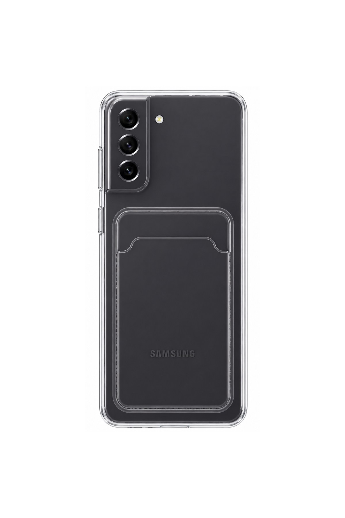 Samsung Galaxy S21 FE Uyumlu Kartlık Detaylı Şeffaf Silikon Kılıf | Yuki Serisi