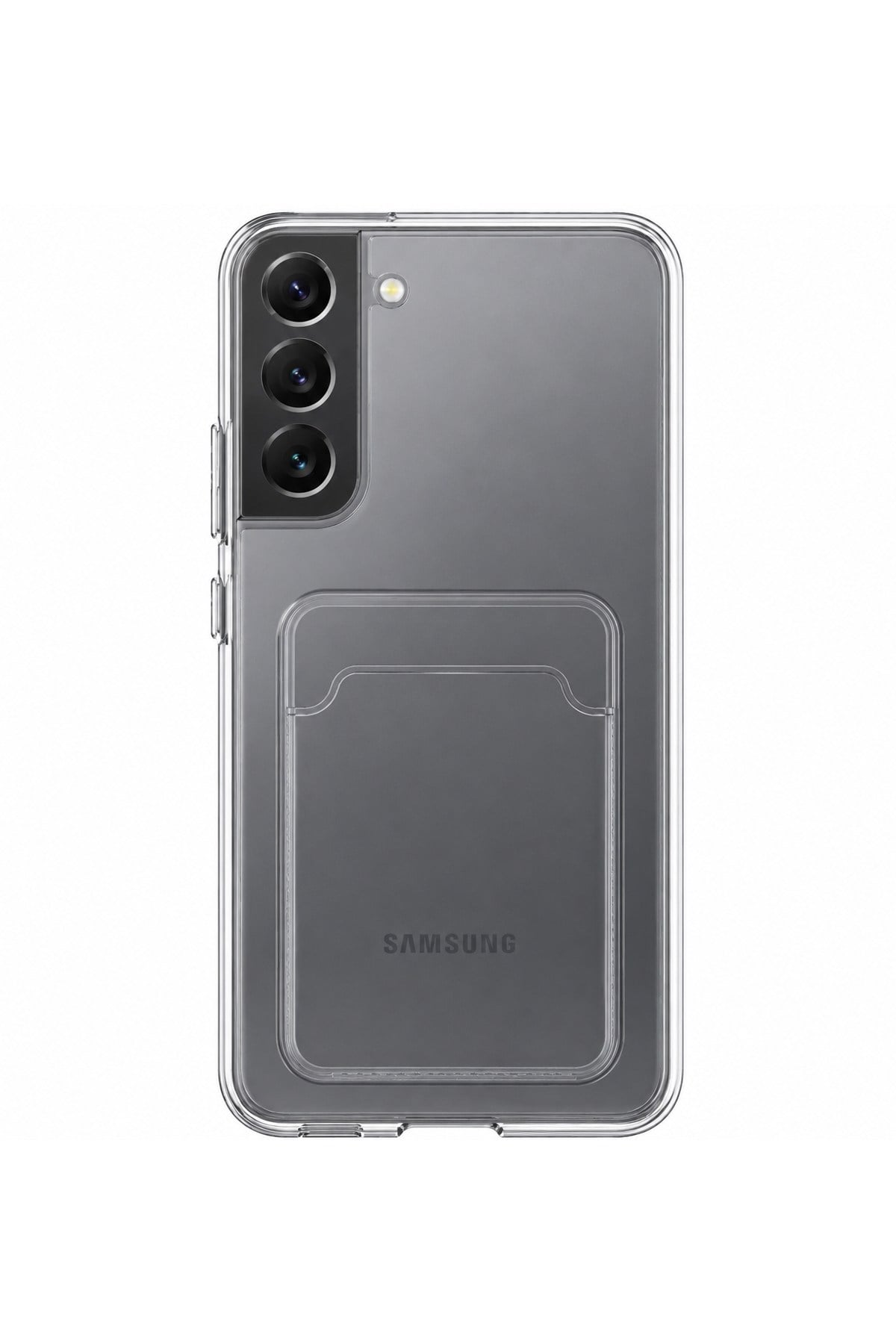 Samsung Galaxy S22 Plus Uyumlu Kartlık Detaylı Şeffaf Silikon Kılıf | Yuki Serisi