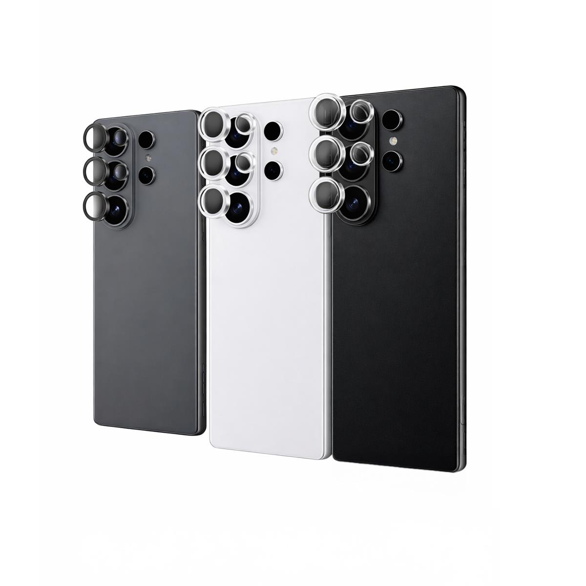 Samsung S26 / S26 Plus Uyumlu AR HD İnvisible Kamera Lens Koruyucu - 9H & Uygulama Aparatlı