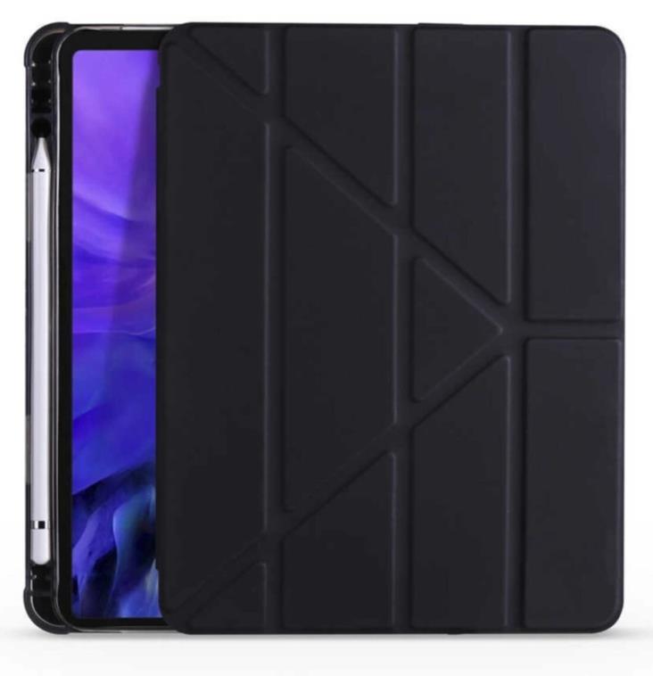 Smart Honor Pad9 Uyumlu Standlı Smart Tablet Kılıfı & Kapaklı - Kalem Bölmeli