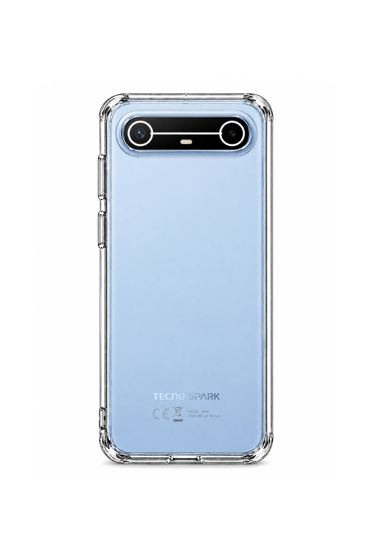 Tecno Spark Slim 5G Uyumlu Şeffaf 2mm Silikon Kılıf | Kamera Korumalı