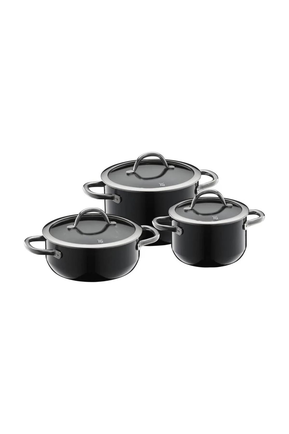 WMF Fusiontec Siyah Tencere Seti 3 Parça