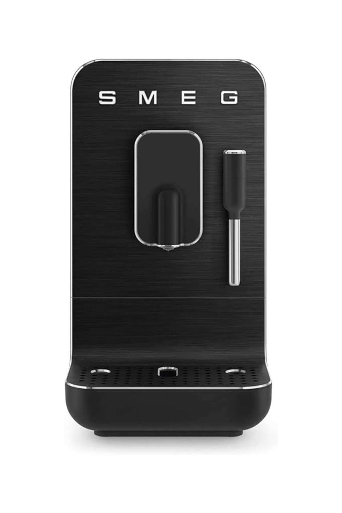 SMEG 50'S Style BCC02 Espresso Otomatik Kahve Makinesi Full Black Mat
