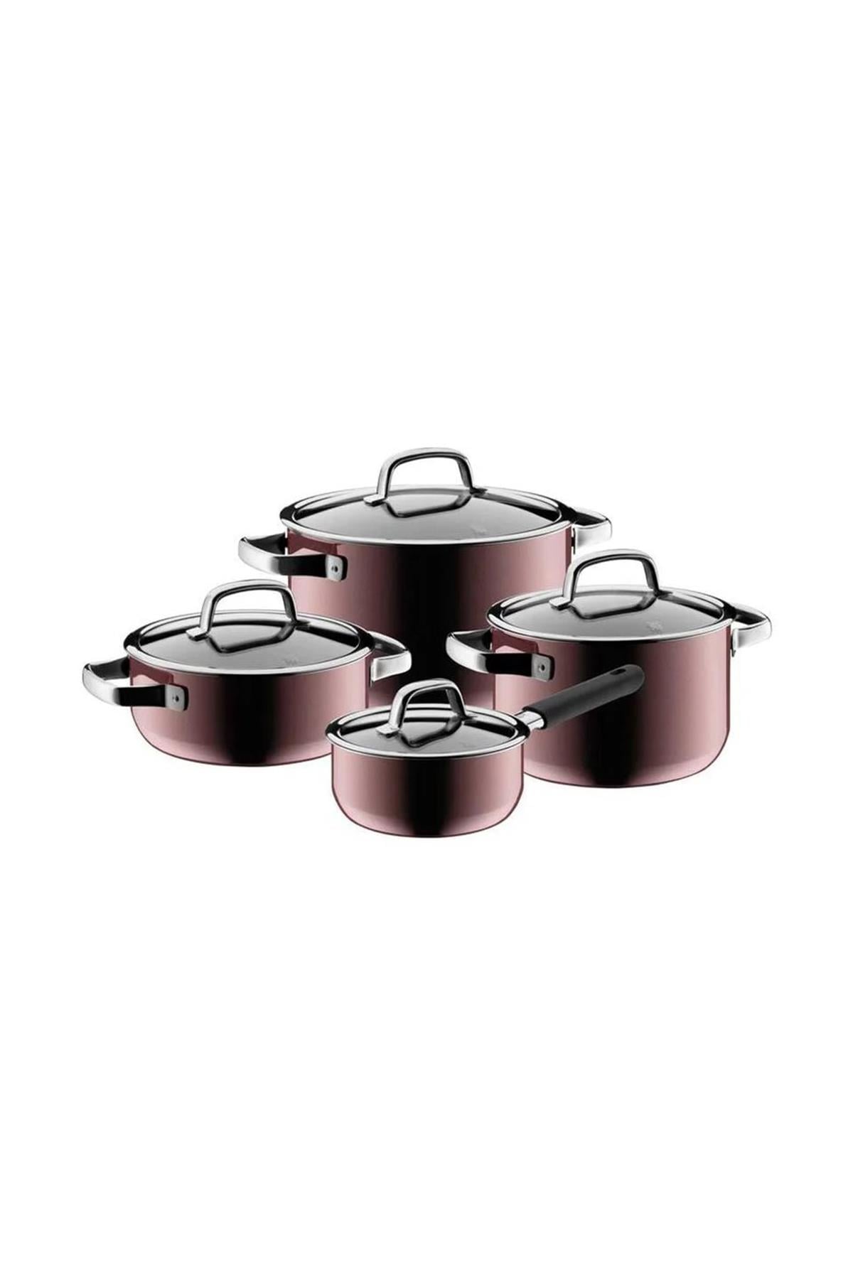 WMF Fusiontec Pembe Kuartz Tencere Seti 4 Parça