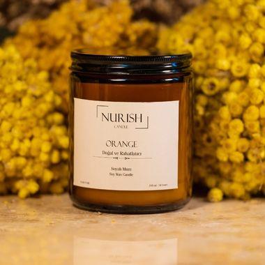 Portakal Kokulu Amber Soya Mum 210 ml