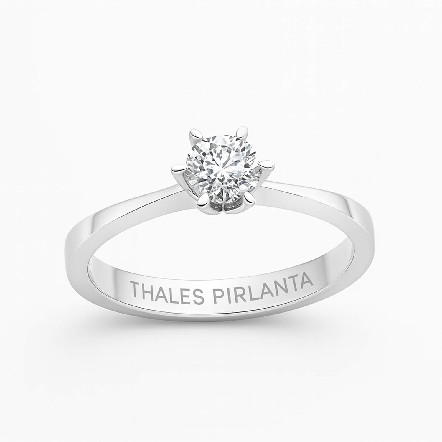 0.47 Karat IDL Sertifikalı Tektaş Pırlanta Yüzük Modeli