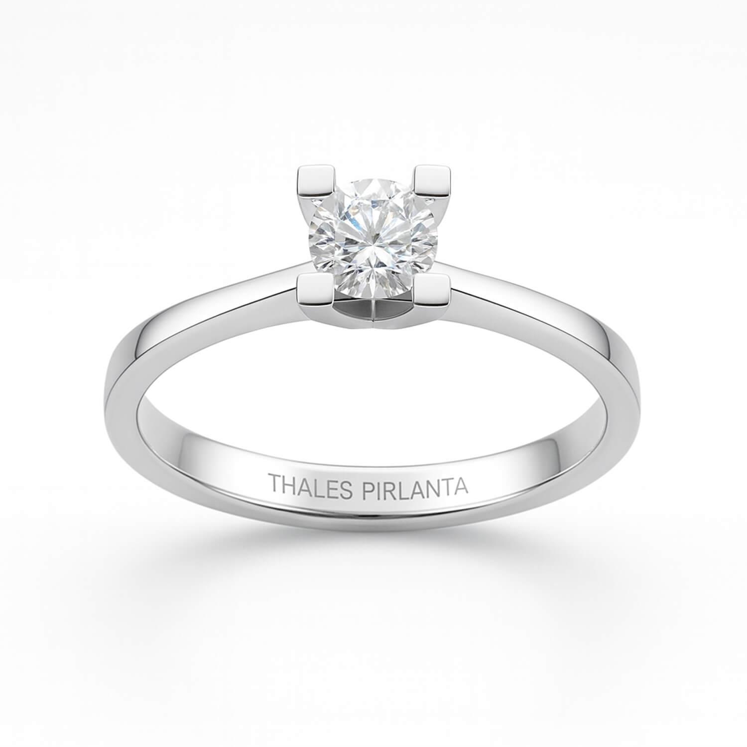 0.50 Karat Tek Taş Pırlanta Yüzük