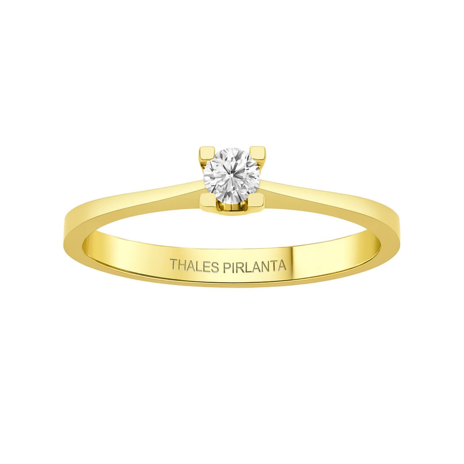 0.21 Karat G VS Pırlanta Tektaş