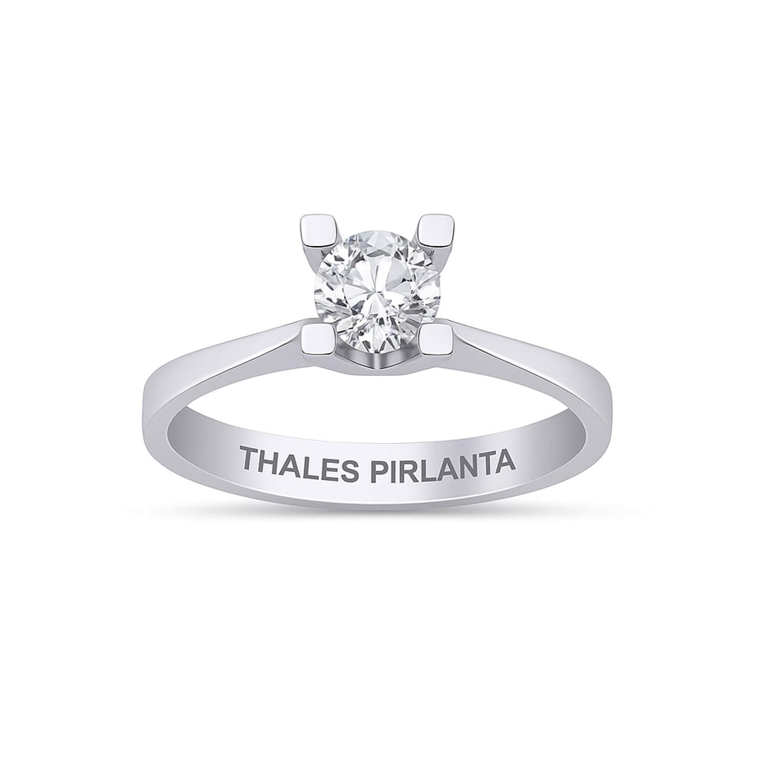 0.40 Karat H VS2 GIA Sertifikalı Pırlanta Tektaş Yüzük