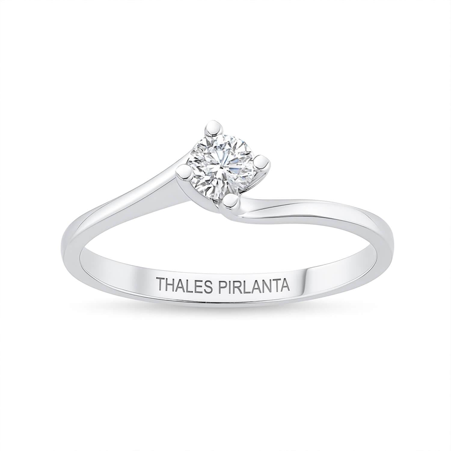 0.19 Karat D VS Tektaş Pırlanta Yüzük