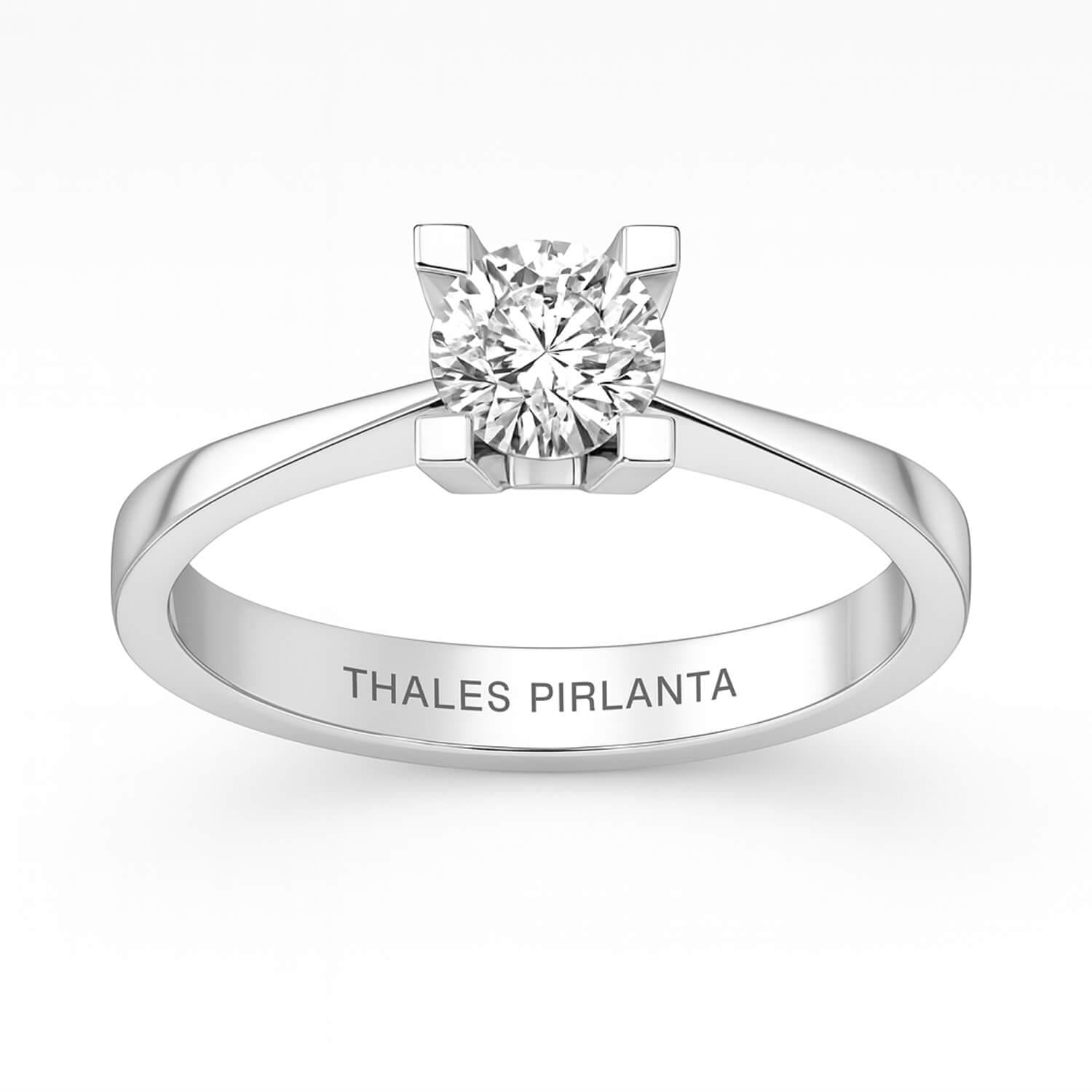 0.53 Karat G VS2 GIA Sertifikalı Tektaş Pırlanta