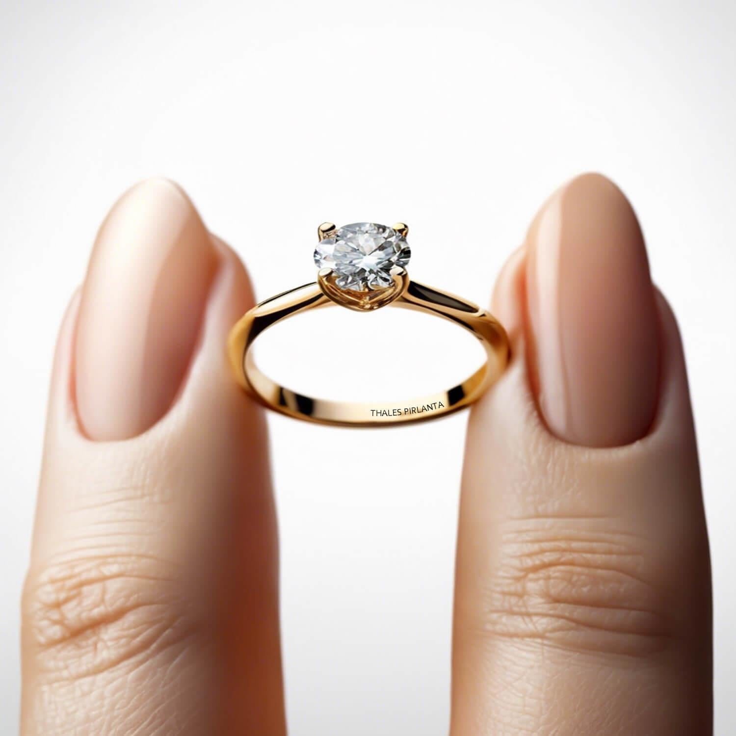 0.60 Karat D VS2 GIA Sertifikalı Tektaş Pırlanta