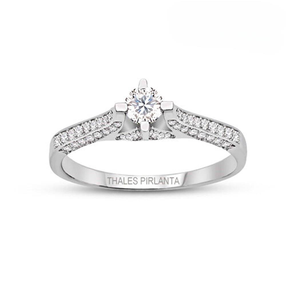 0.60 Karat F Renk Pırlanta Yüzük