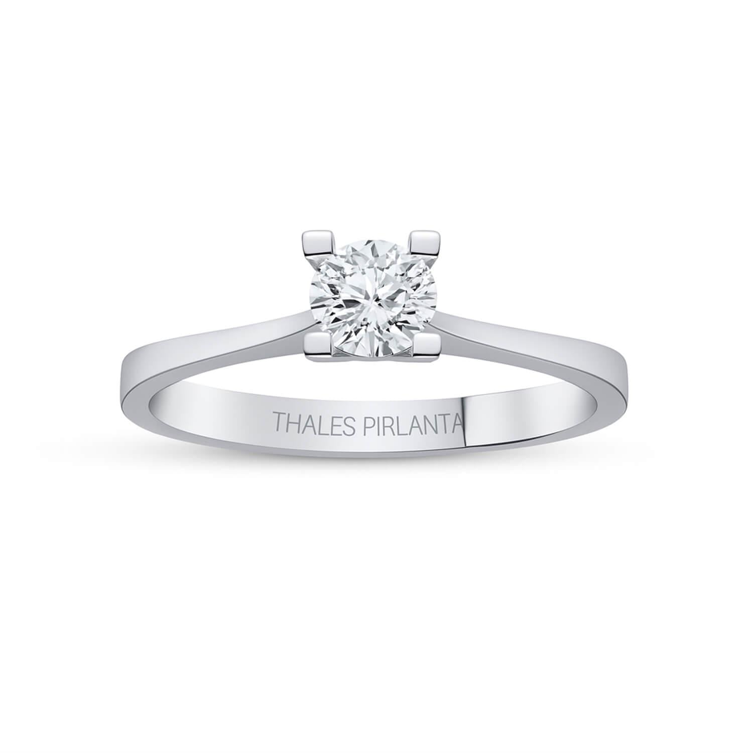 0.30 Karat D VVS1 GIA Sertifikalı Pırlanta Tektaş Yüzük